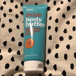 Bliss blood orange and white pepper body butter